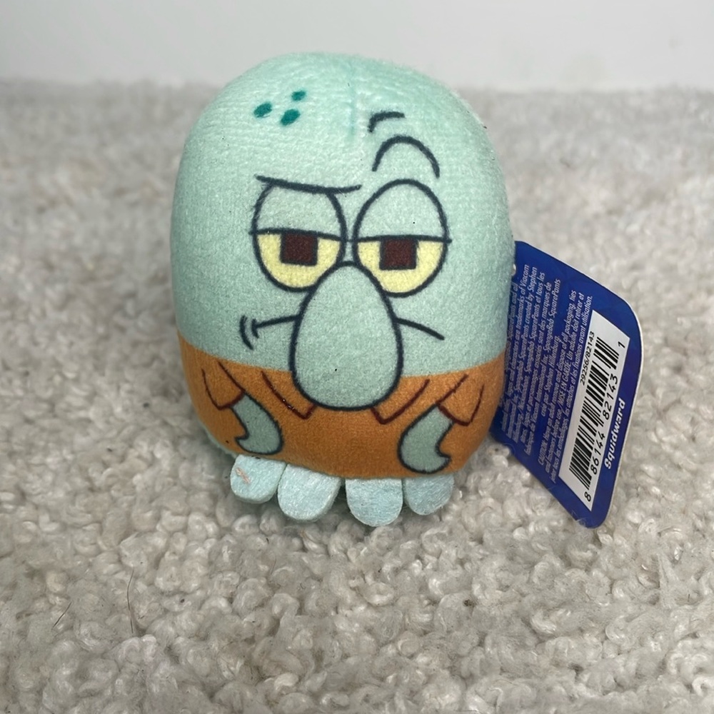 🍒5 for 15 🍒 Nickelodeon Squidward - 3" Mini Plush New